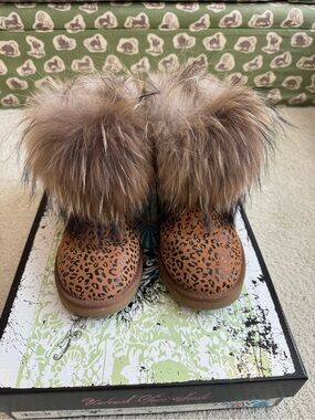 Gypsy Soule Leopard Print Winter Booties